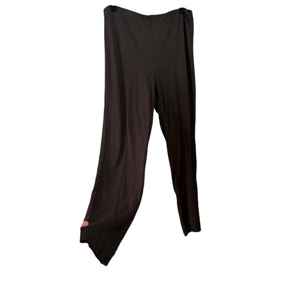 J. Jill Women's Brown Pull On Elastic Waist Ponte Comfy Lounge Leggings Size XL - Picture 1 of 10